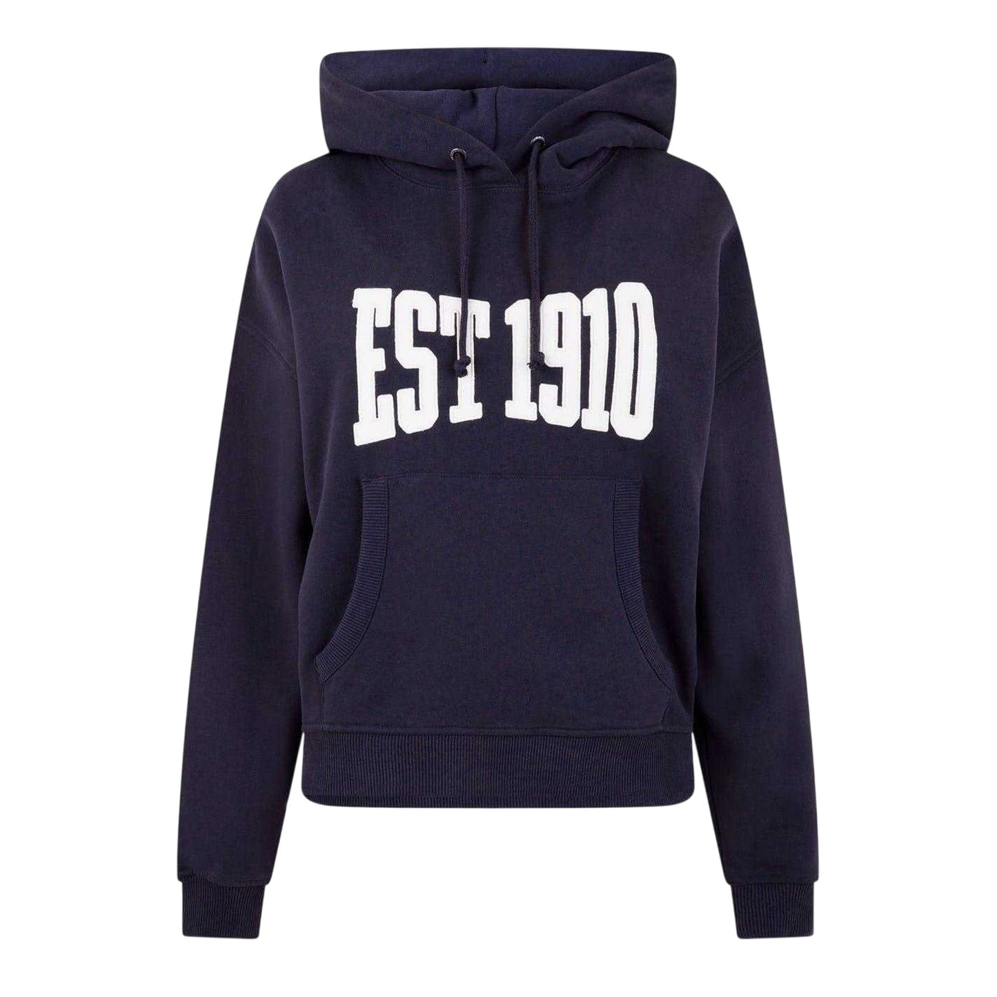 Navy - Front - Everlast Womens-Ladies Est 1910 Logo Hoodie