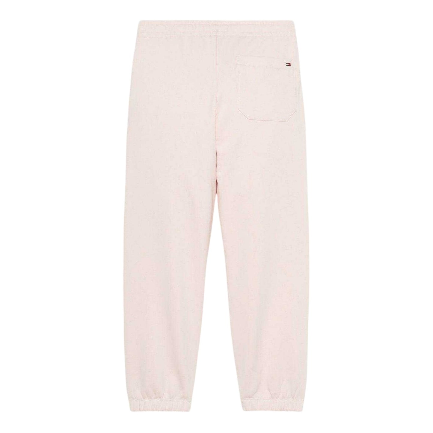Pink - Back - Tommy Hilfiger Childrens-Kids Timeless Fleece Joggers