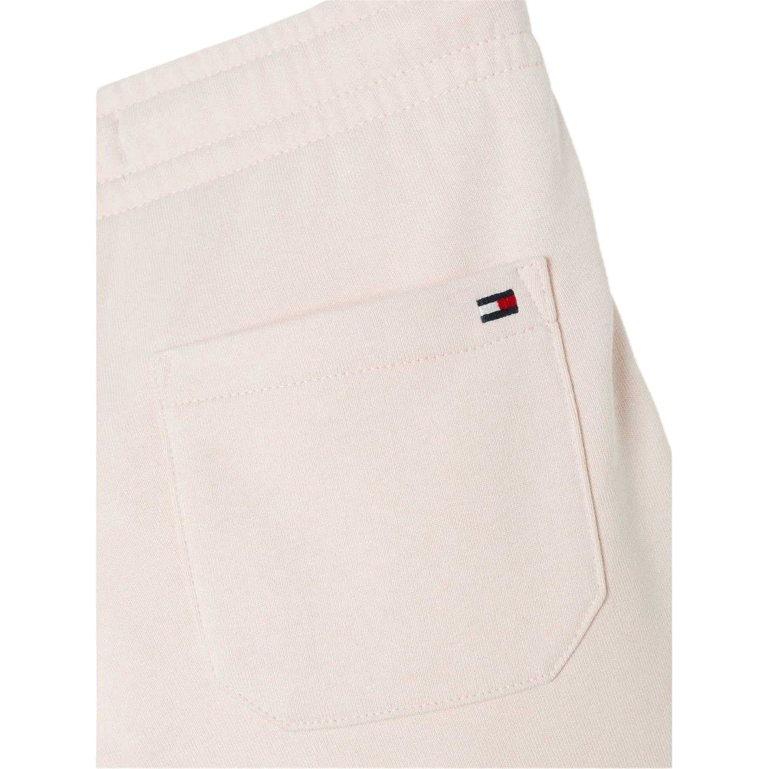 Pink - Side - Tommy Hilfiger Childrens-Kids Timeless Fleece Joggers