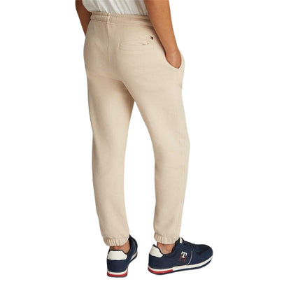 Beige - Back - Tommy Hilfiger Childrens-Kids Mini Corp Fleece Logo Sweatpants
