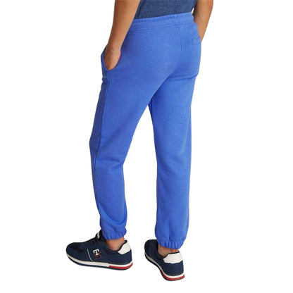 Blue - Back - Tommy Hilfiger Childrens-Kids Mini Corp Fleece Logo Sweatpants