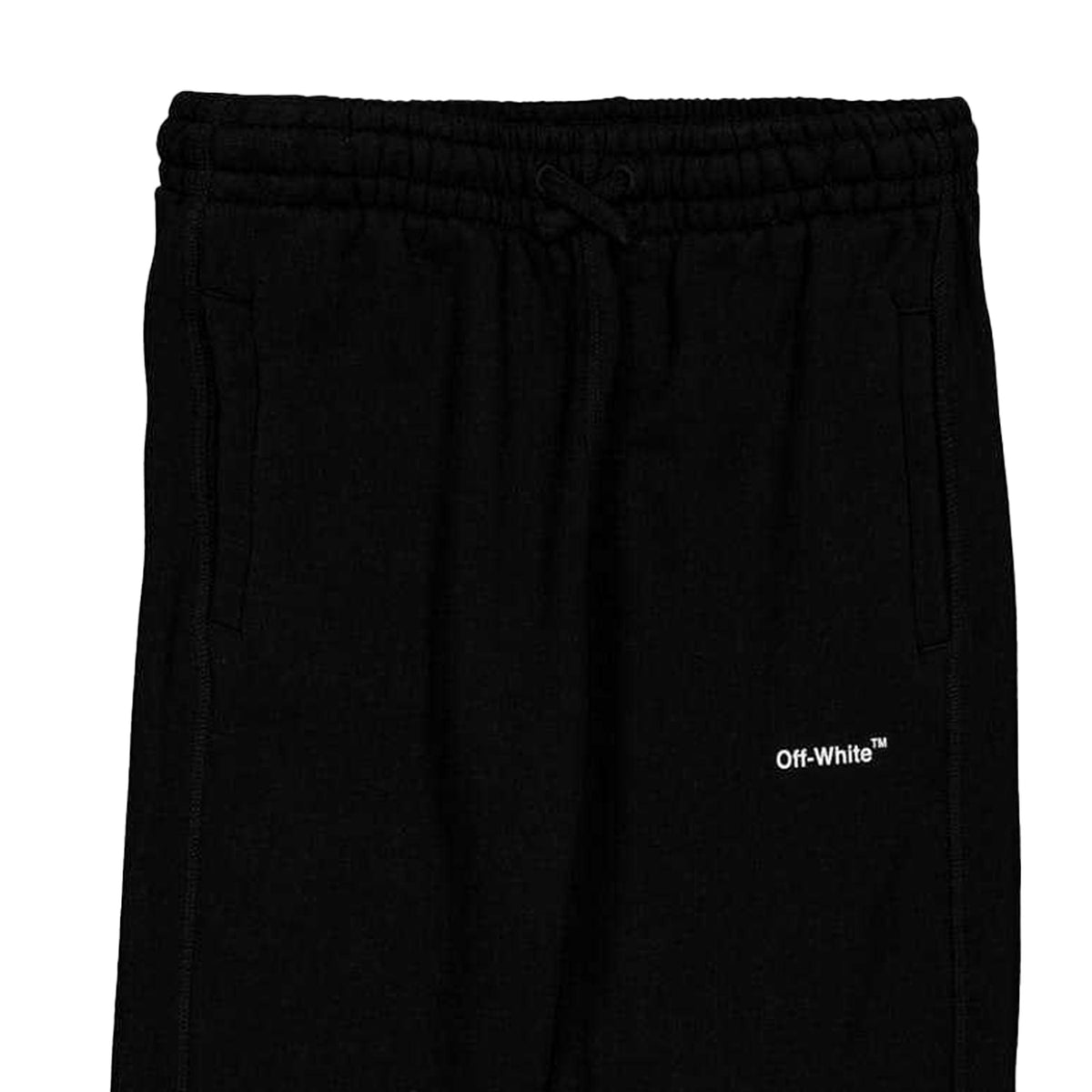 Black-White - Back - Off White Childrens-Kids Arrow Logo Joggers