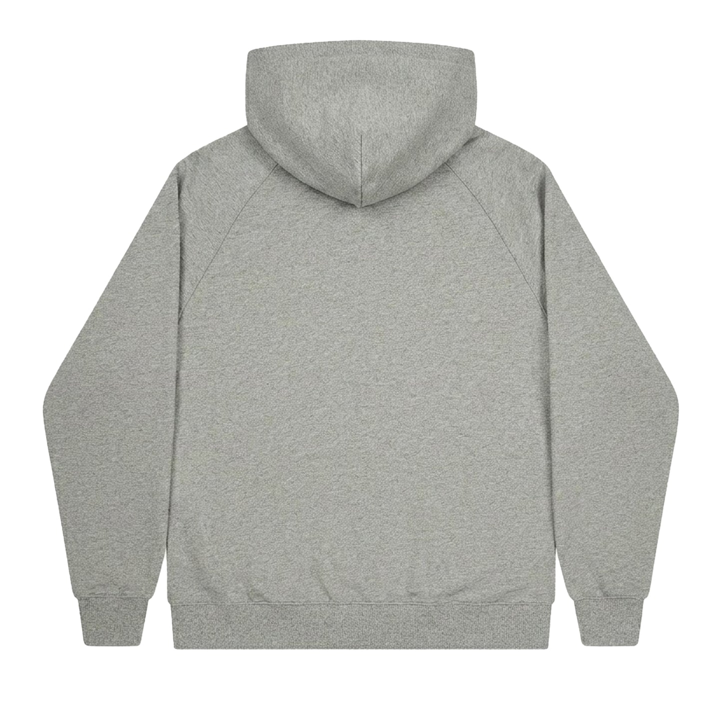 Grey Marl - Back - No Fear Mens Cotton Blend Raglan Pullover Hoodie