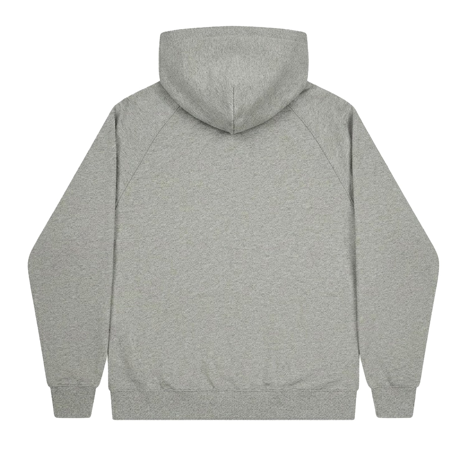 Grey Marl - Back - No Fear Mens Cotton Blend Raglan Pullover Hoodie