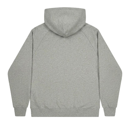 Grey Marl - Back - No Fear Mens Cotton Blend Raglan Pullover Hoodie