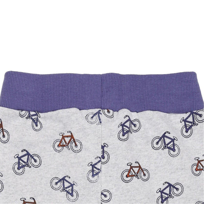 Multicoloured - Lifestyle - Lilly & Sid Childrens-Kids Fleece Bicycle Regular Joggers