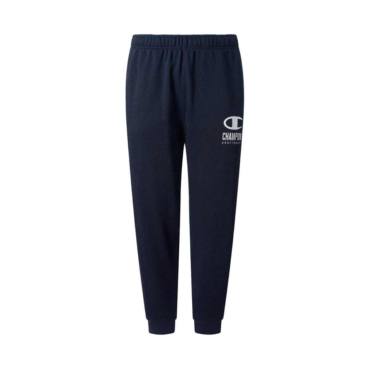 Navy - Front - Champion Mens Jersey Jogging Bottoms