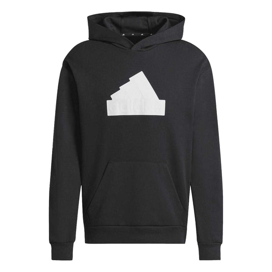 Black - Front - Adidas Mens Future Icons Badge Of Sport Hoodie