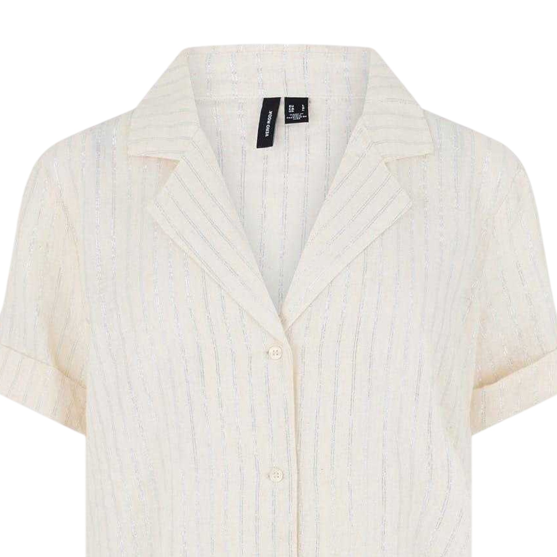 Birch - Side - Vero Moda Womens-Ladies Striped Relaxed Fit Shirt