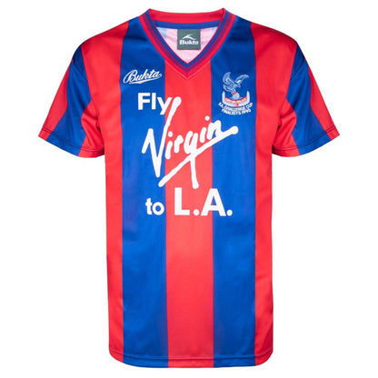 Red-Blue - Front - Score Draw Mens 1990 Crystal Palace Jersey