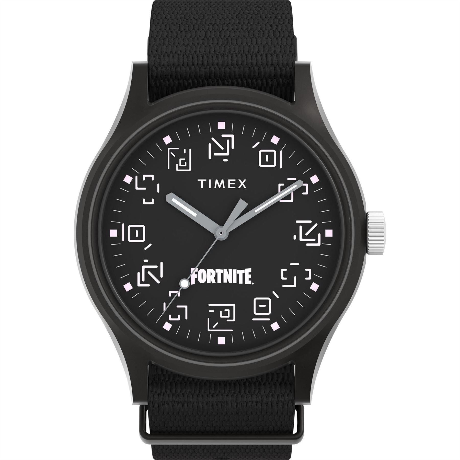 Black - Front - Timex Mens Fortnite MK1 Analogue Watch