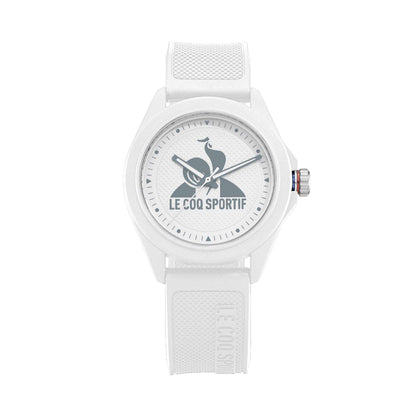 White - Front - Le Coq Sportif Womens-Ladies Logo Wristwatch