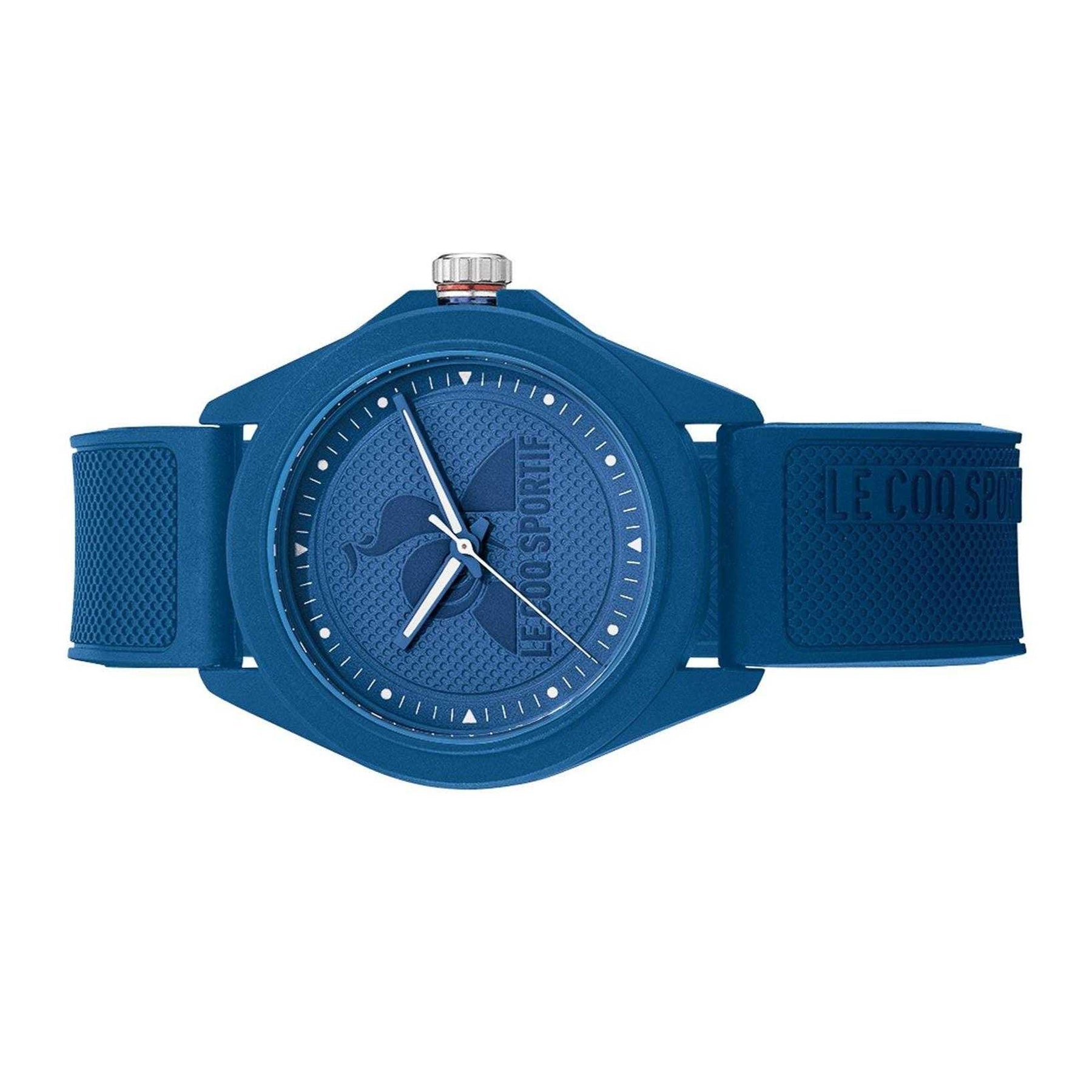 Blue - Side - Le Coq Sportif Womens-Ladies Monochrome Wristwatch