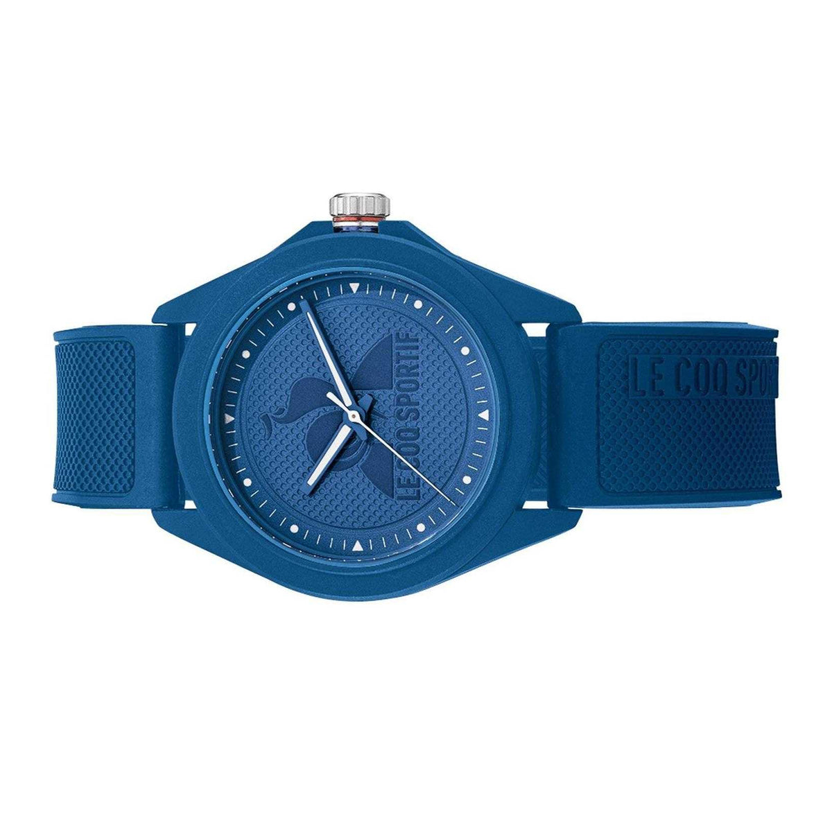 Blue - Side - Le Coq Sportif Womens-Ladies Monochrome Wristwatch