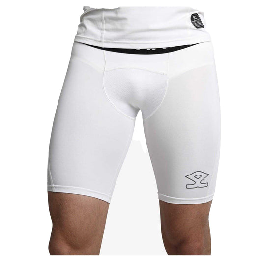 White - Front - Shrey Mens Intense Base Layer Shorts
