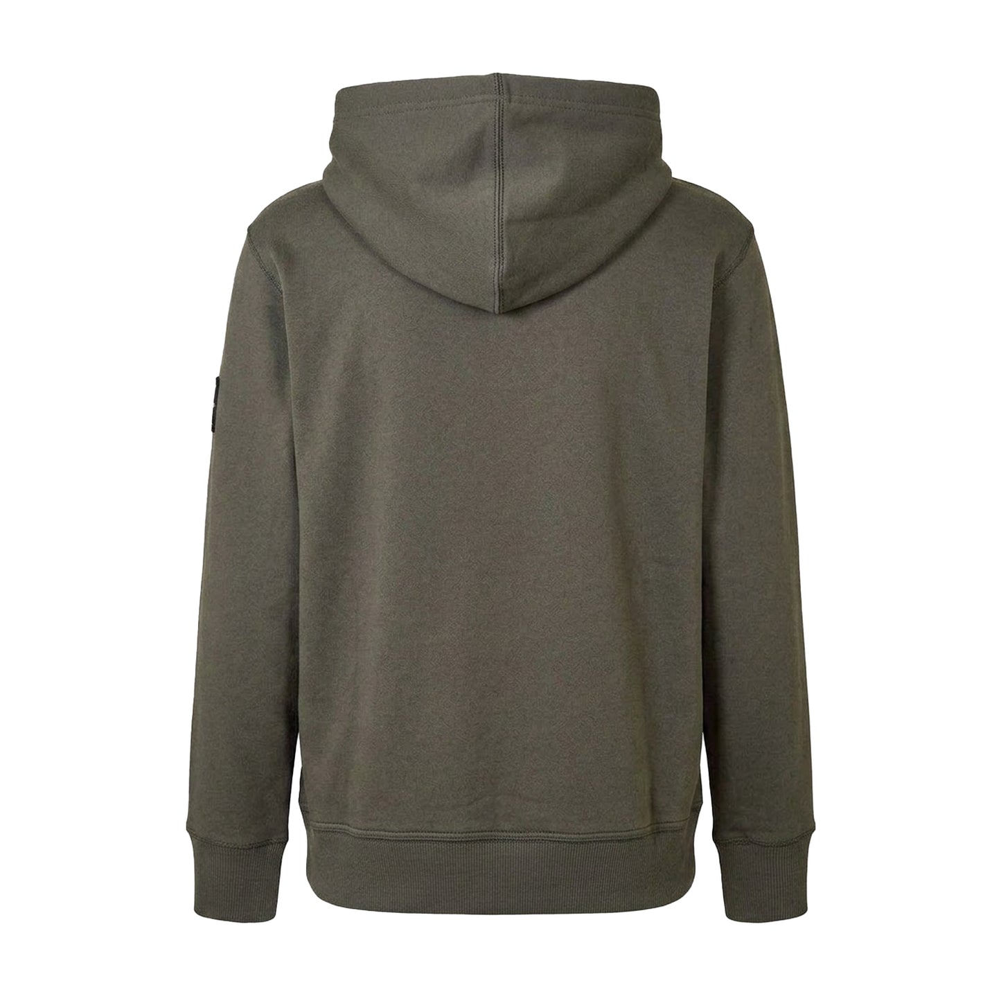 Beluga - Back - Calvin Klein Mens Monogram Badge Hoodie