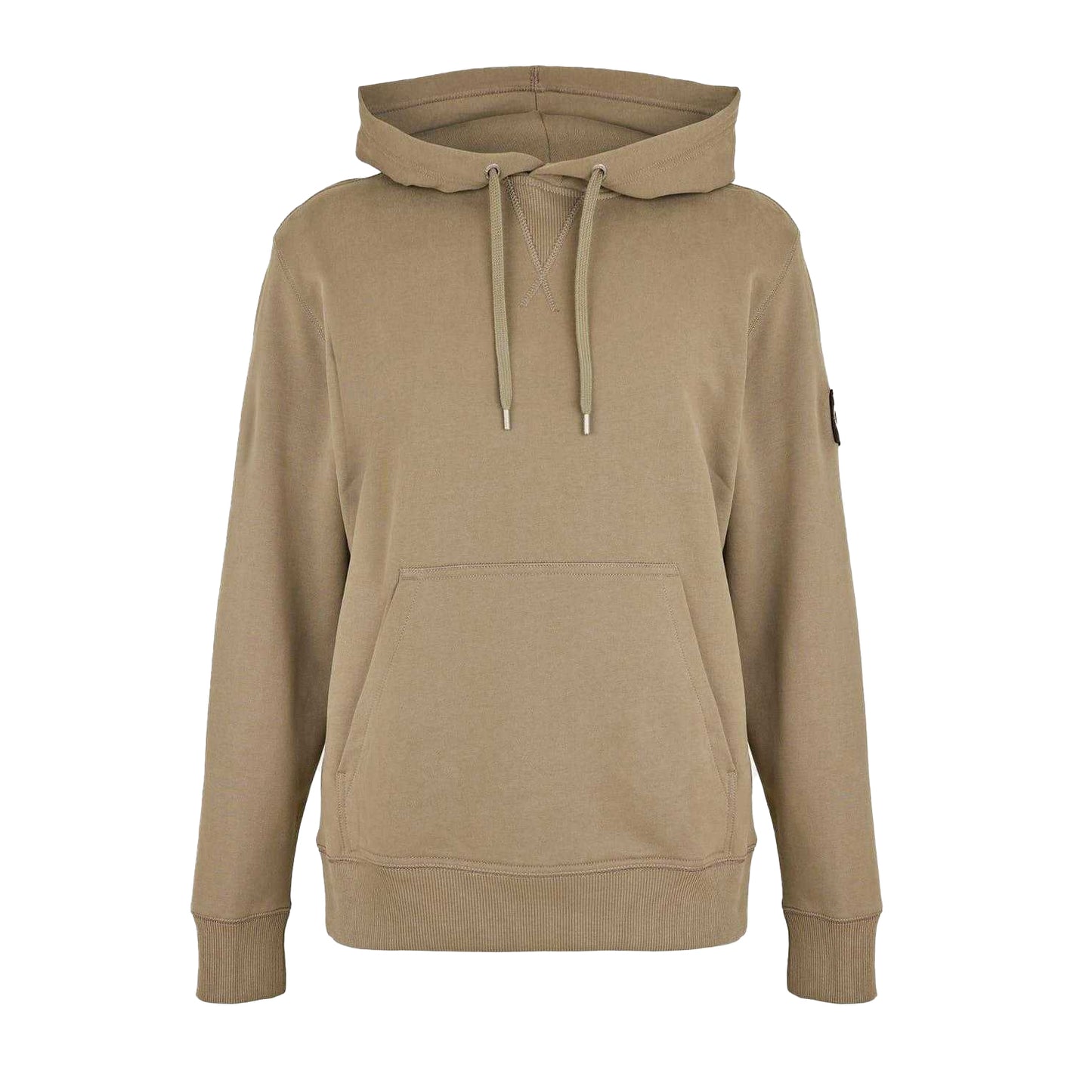 Brindle - Front - Calvin Klein Mens Monogram Badge Hoodie