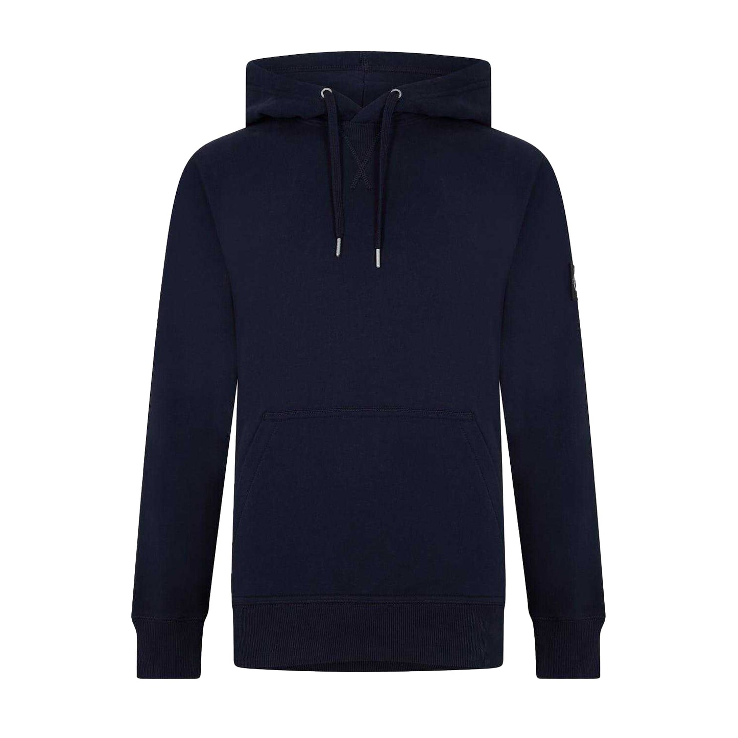 Night Sky - Front - Calvin Klein Mens Monogram Badge Hoodie