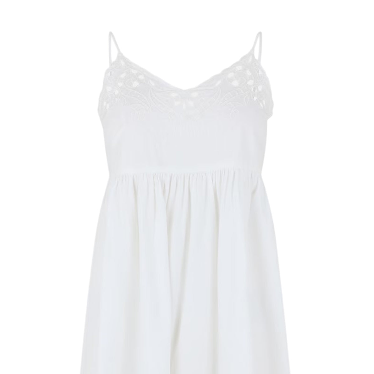 Snow White - Side - Vero Moda Womens-Ladies Broderie Spaghetti Strap Midi Dress