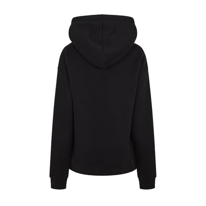 Black - Back - USA Pro Womens-Ladies Classic Logo Hoodie