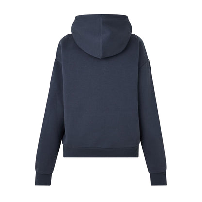 Charcoal - Back - USA Pro Womens-Ladies Classic Logo Hoodie