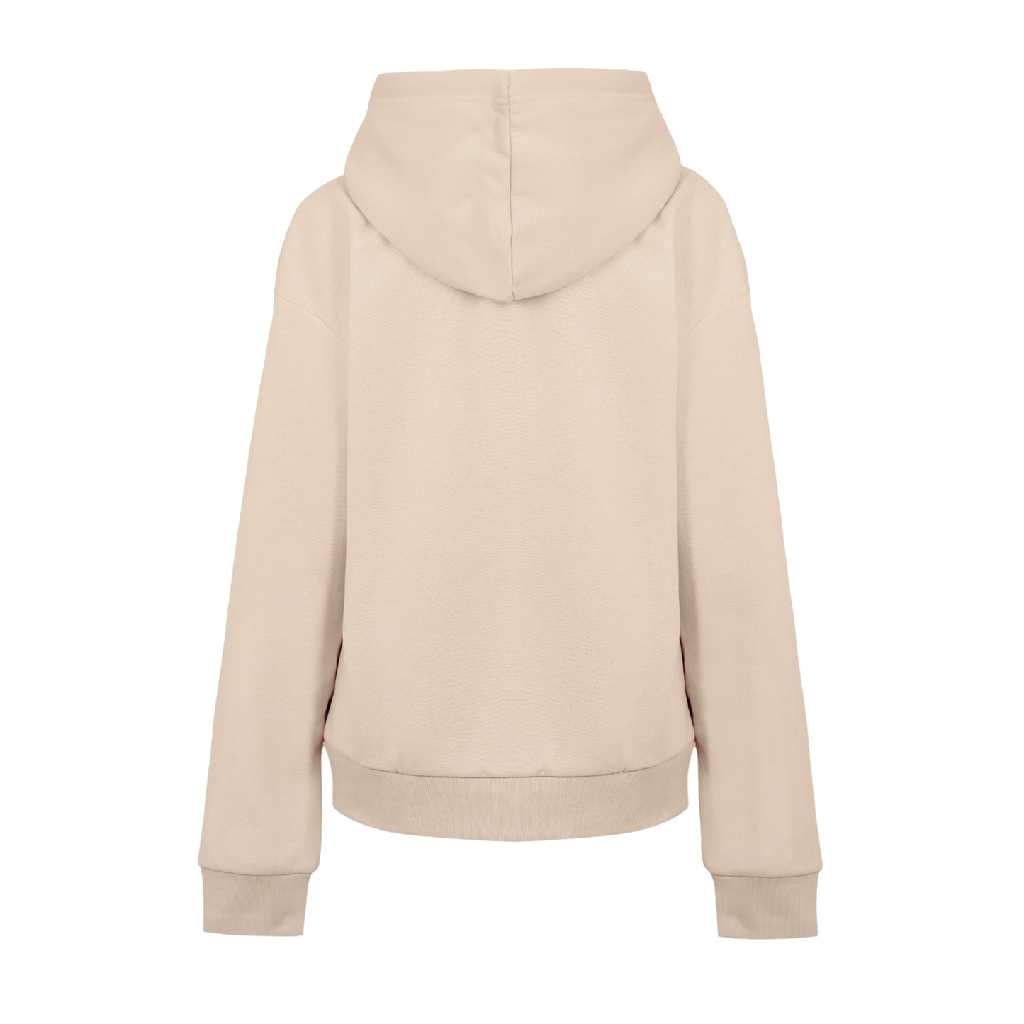 Cream - Back - USA Pro Womens-Ladies Classic Logo Hoodie