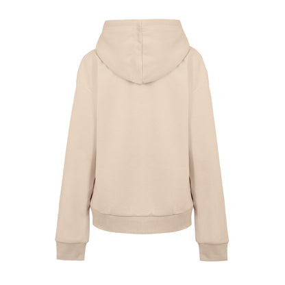 Cream - Back - USA Pro Womens-Ladies Classic Logo Hoodie
