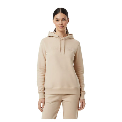 Cream - Side - USA Pro Womens-Ladies Classic Logo Hoodie