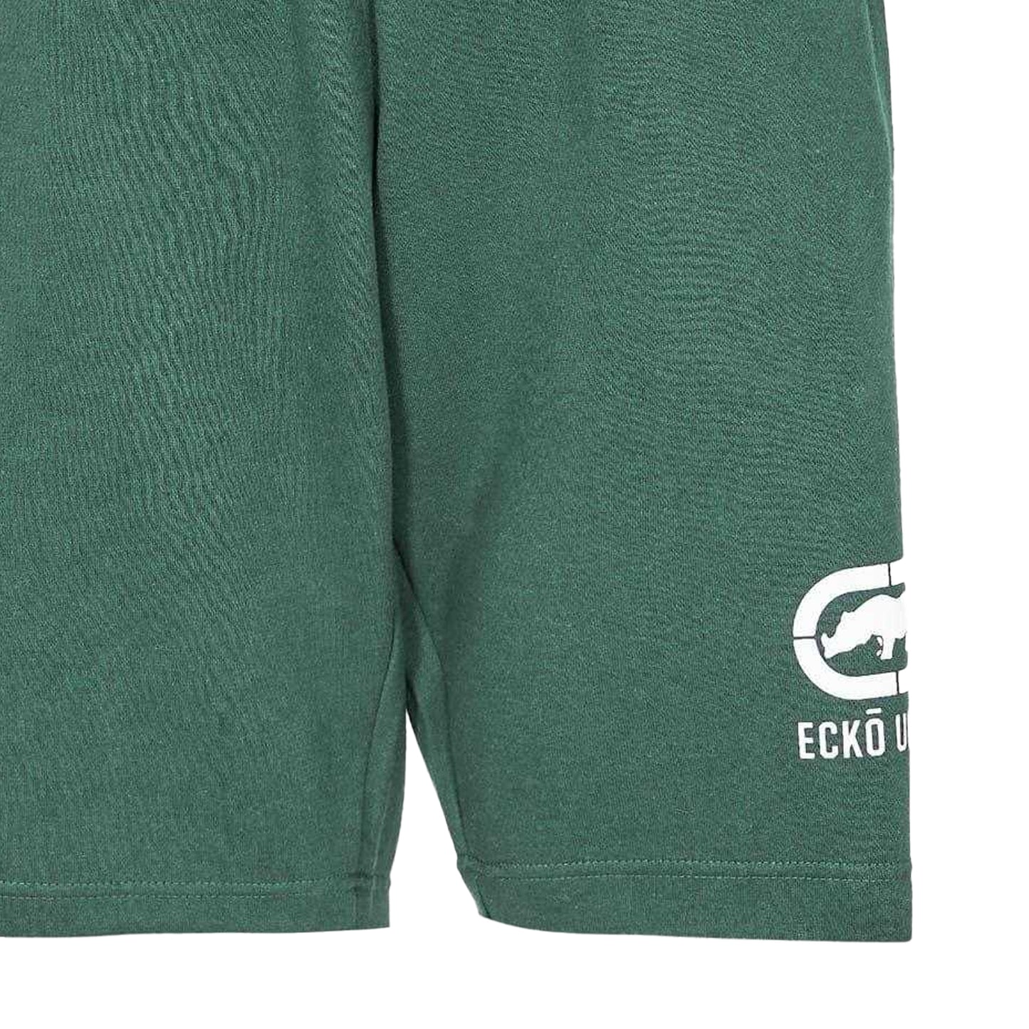 Green - Back - Ecko Mens Cloud Crocodile Fleece Casual Sweat Shorts