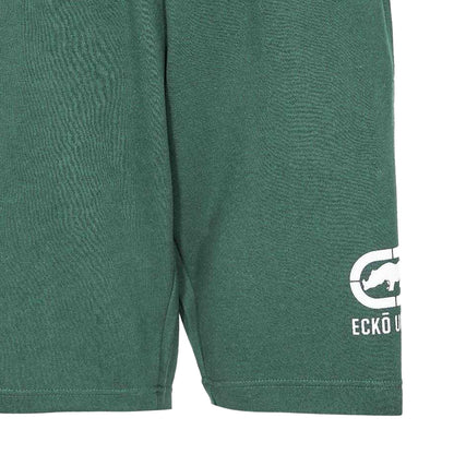Green - Back - Ecko Womens-Ladies Cloud Crocodile Fleece Casual Sweat Shorts