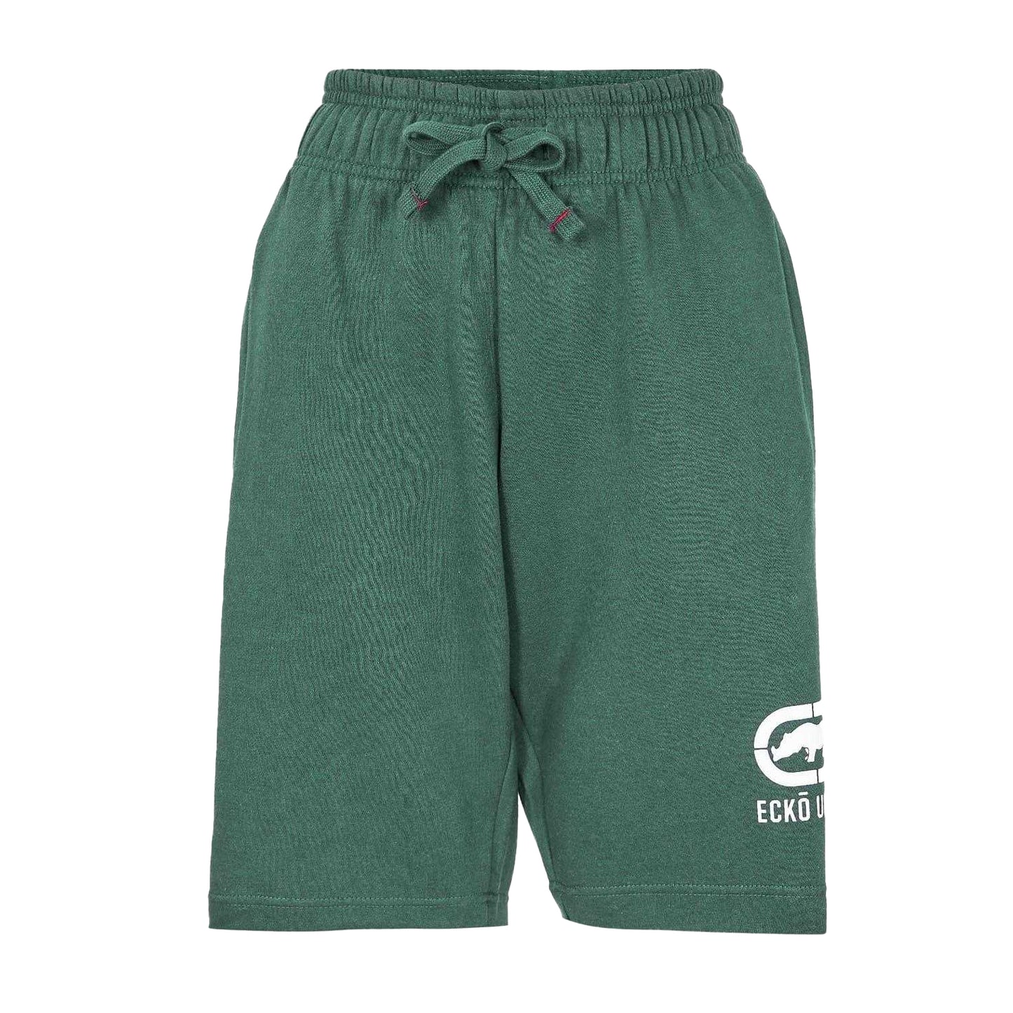 Green - Front - Ecko Mens Cloud Crocodile Fleece Casual Sweat Shorts
