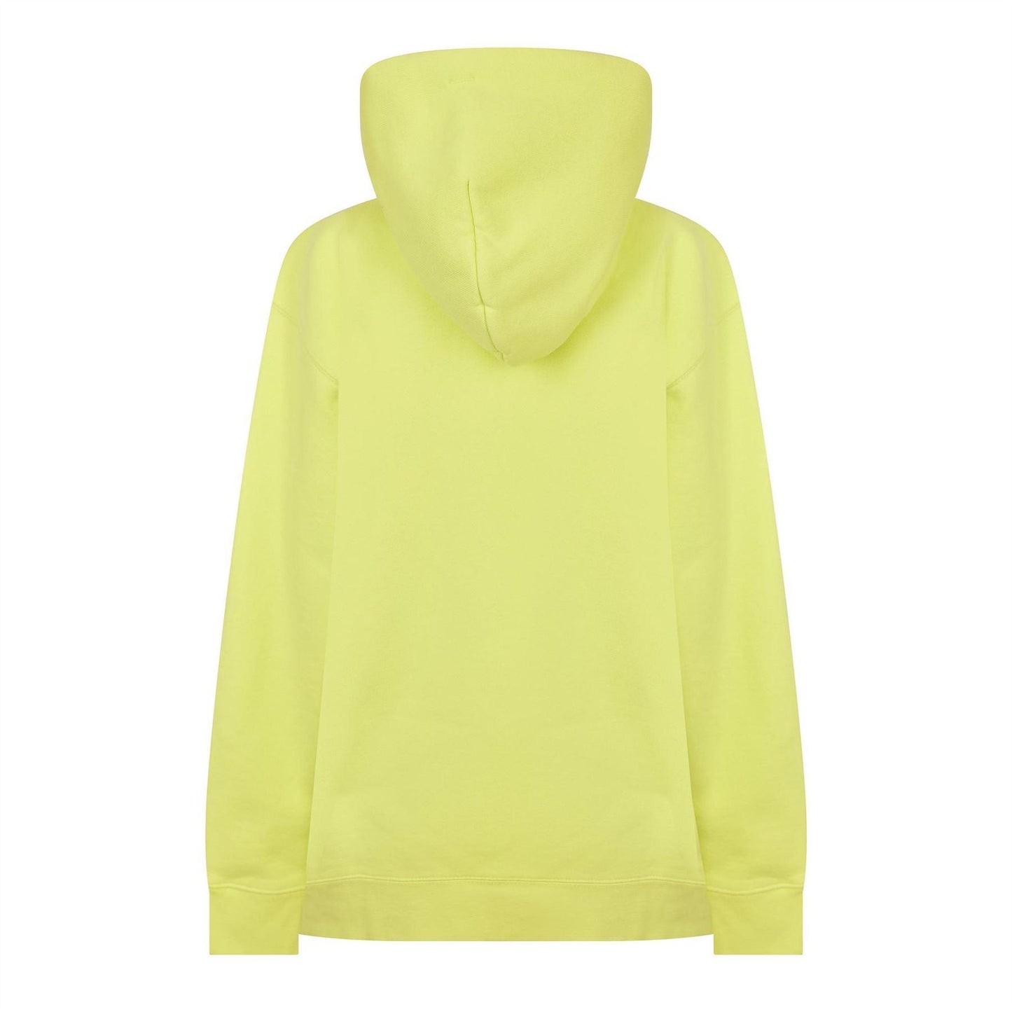 Lime - Back - Dickies Mens Hooded Relaxed Fit Drawstring Hoodie