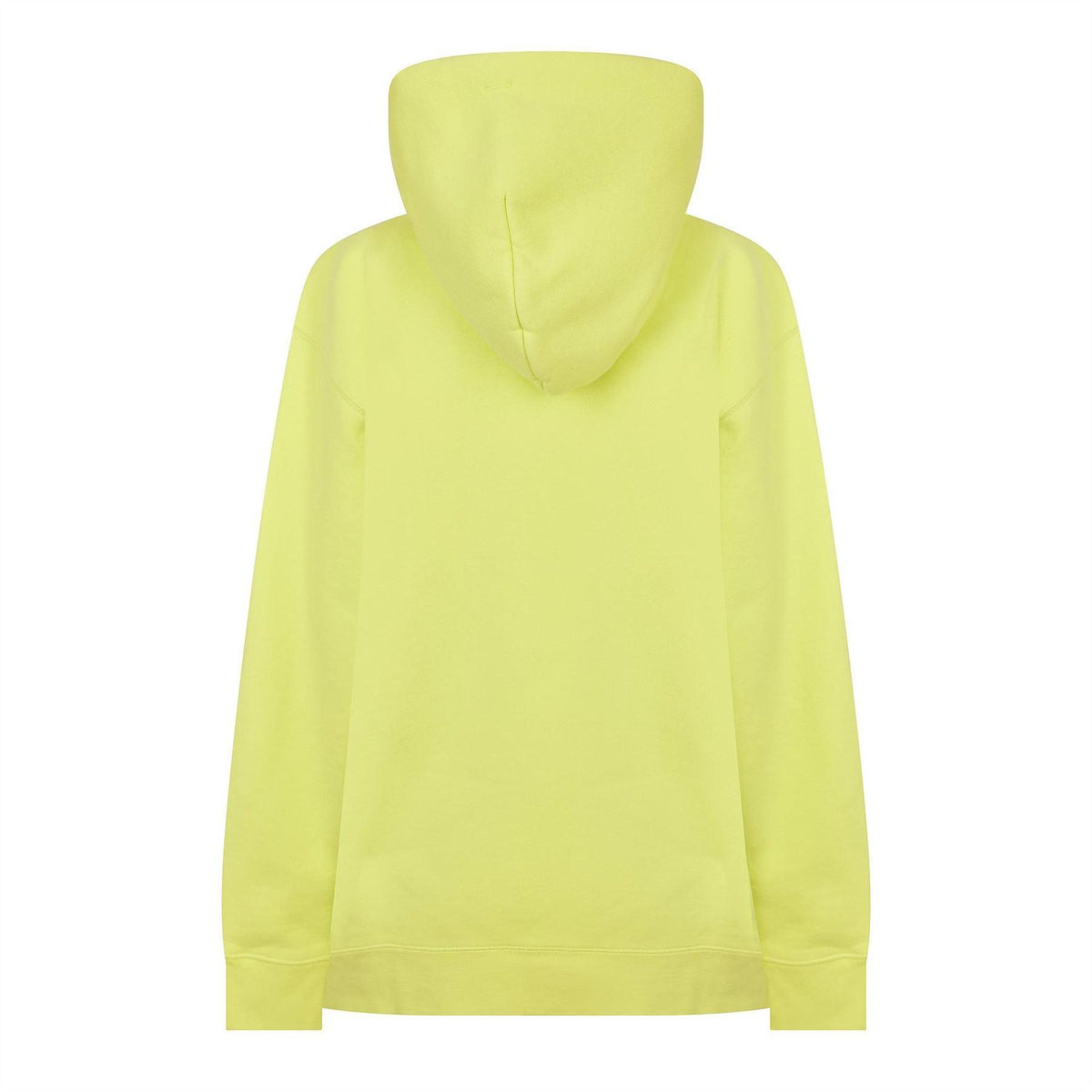 Lime - Back - Dickies Mens Hooded Relaxed Fit Drawstring Hoodie