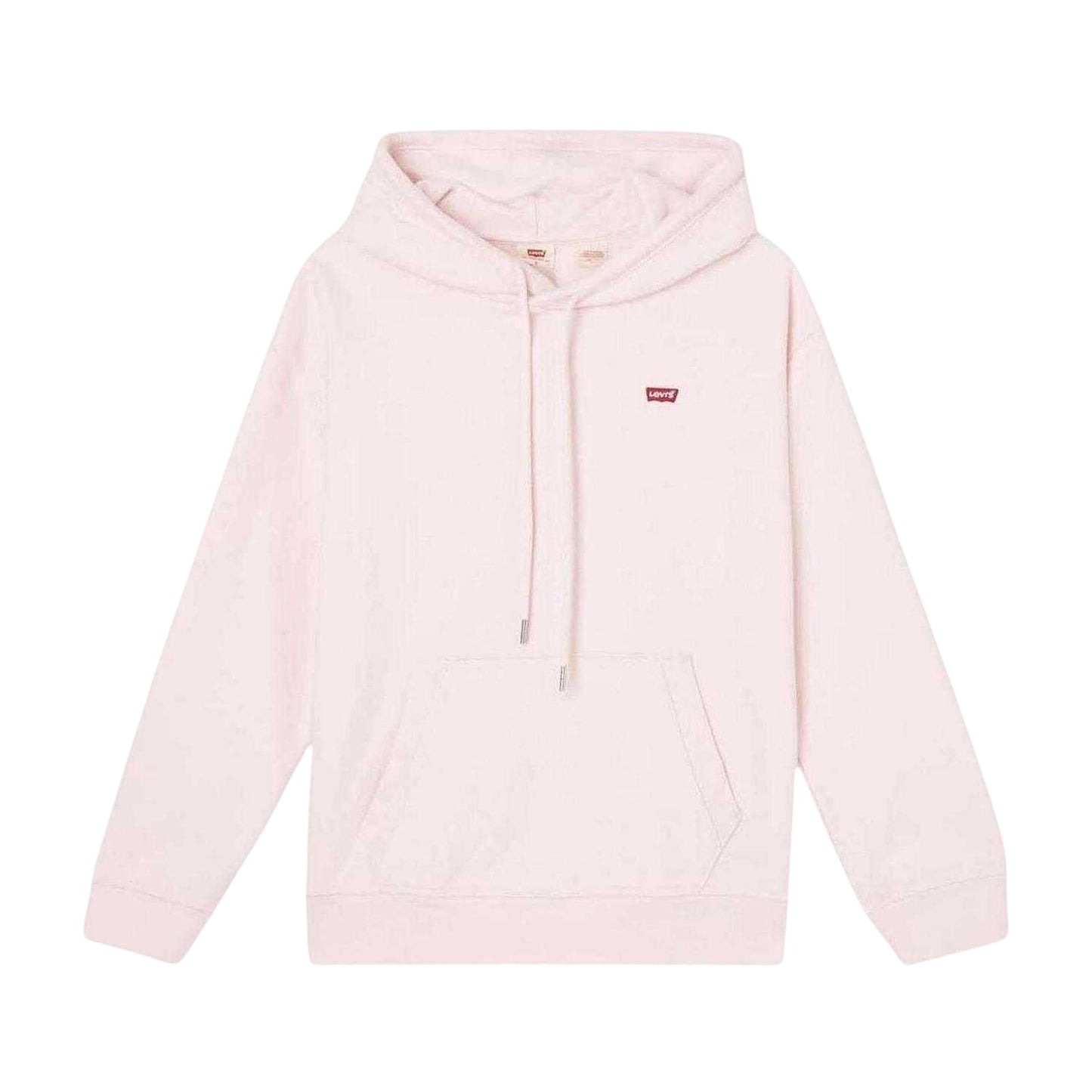 Pink - Front - Levis Womens-Ladies Relaxed Fit Hoodie