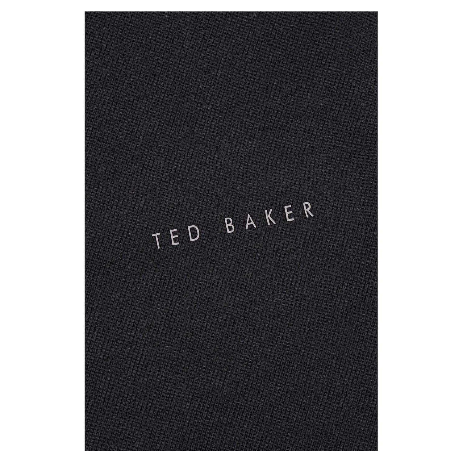 Navy - Lifestyle - Ted Baker Mens Lettering Crew Neck Regular Long Pyjama Set