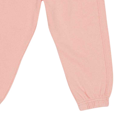 Pink-White - Side - Off White Childrens-Kids Logo Joggers