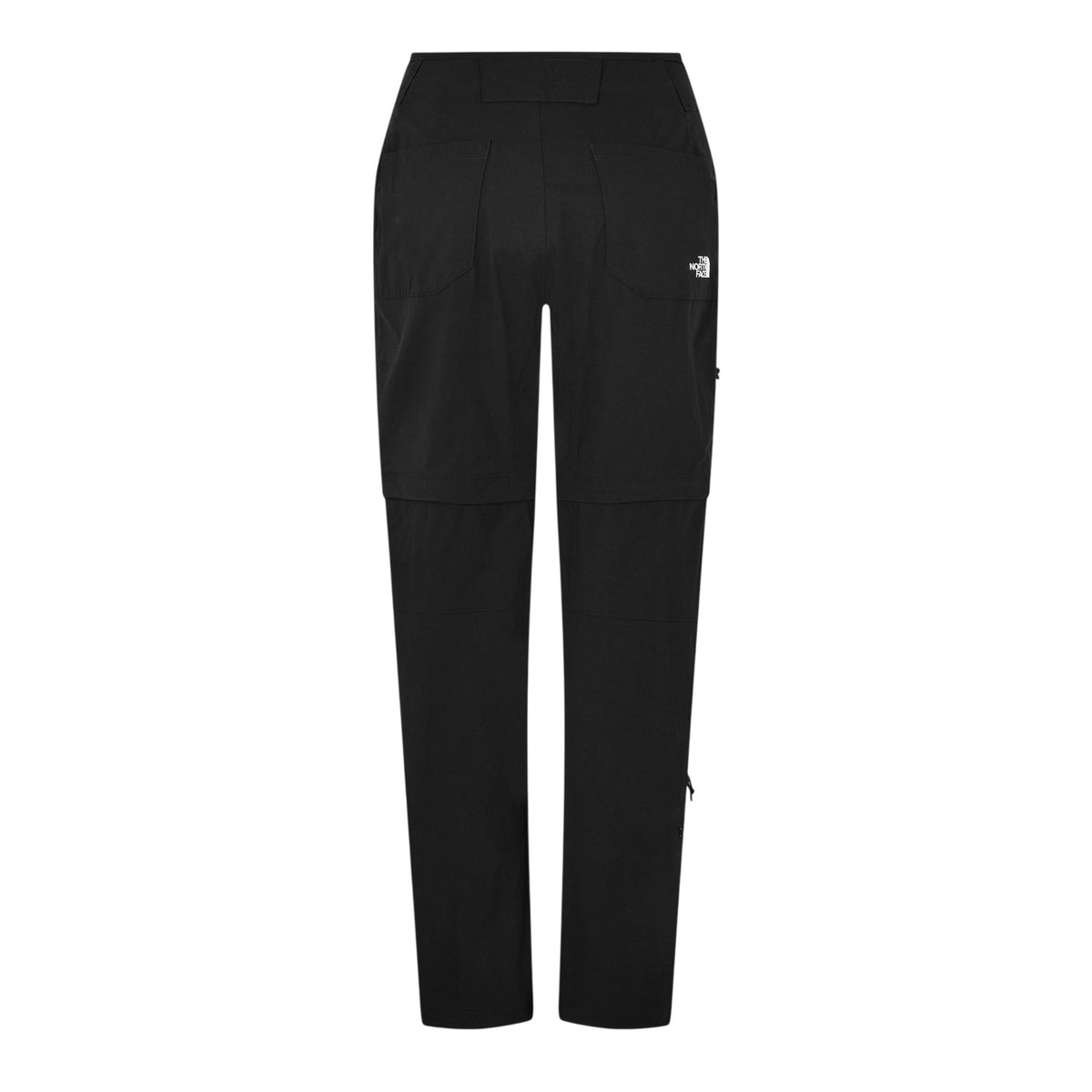 Black - Back - The North Face Mens Exploration Convertible Hiking Cargo Trousers