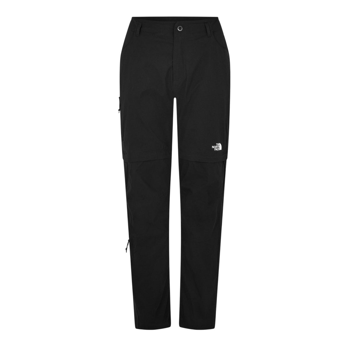Black - Front - The North Face Mens Exploration Convertible Hiking Cargo Trousers