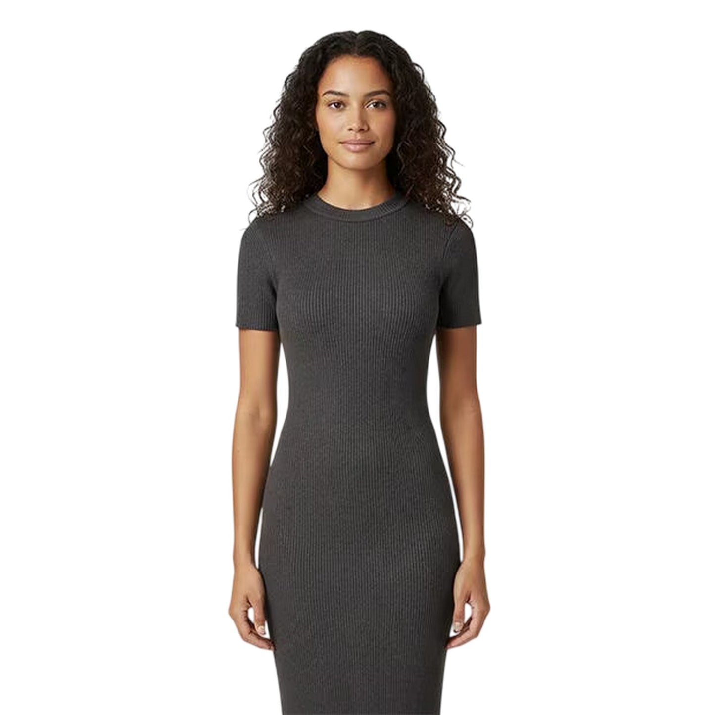 Slate - Side - Jack Wills Womens-Ladies Travelrib Maxi Jumper Dress