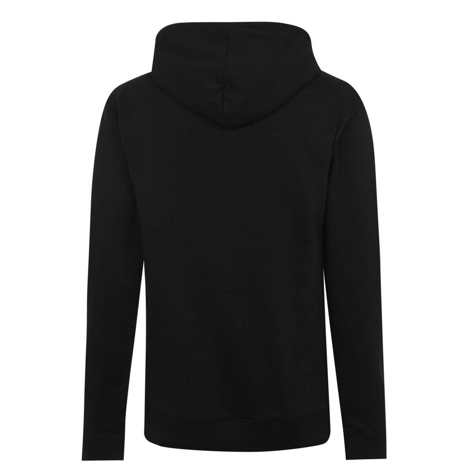 Black - Back - DC Mens Slant Logo Hoodie
