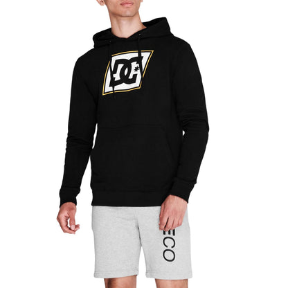 Black - Lifestyle - DC Mens Slant Logo Hoodie