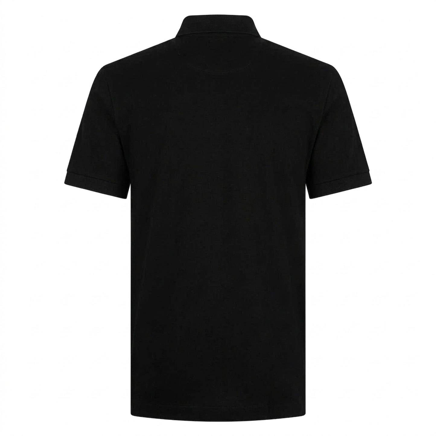 Black - Back - Boss Mens Plain Polo Shirt