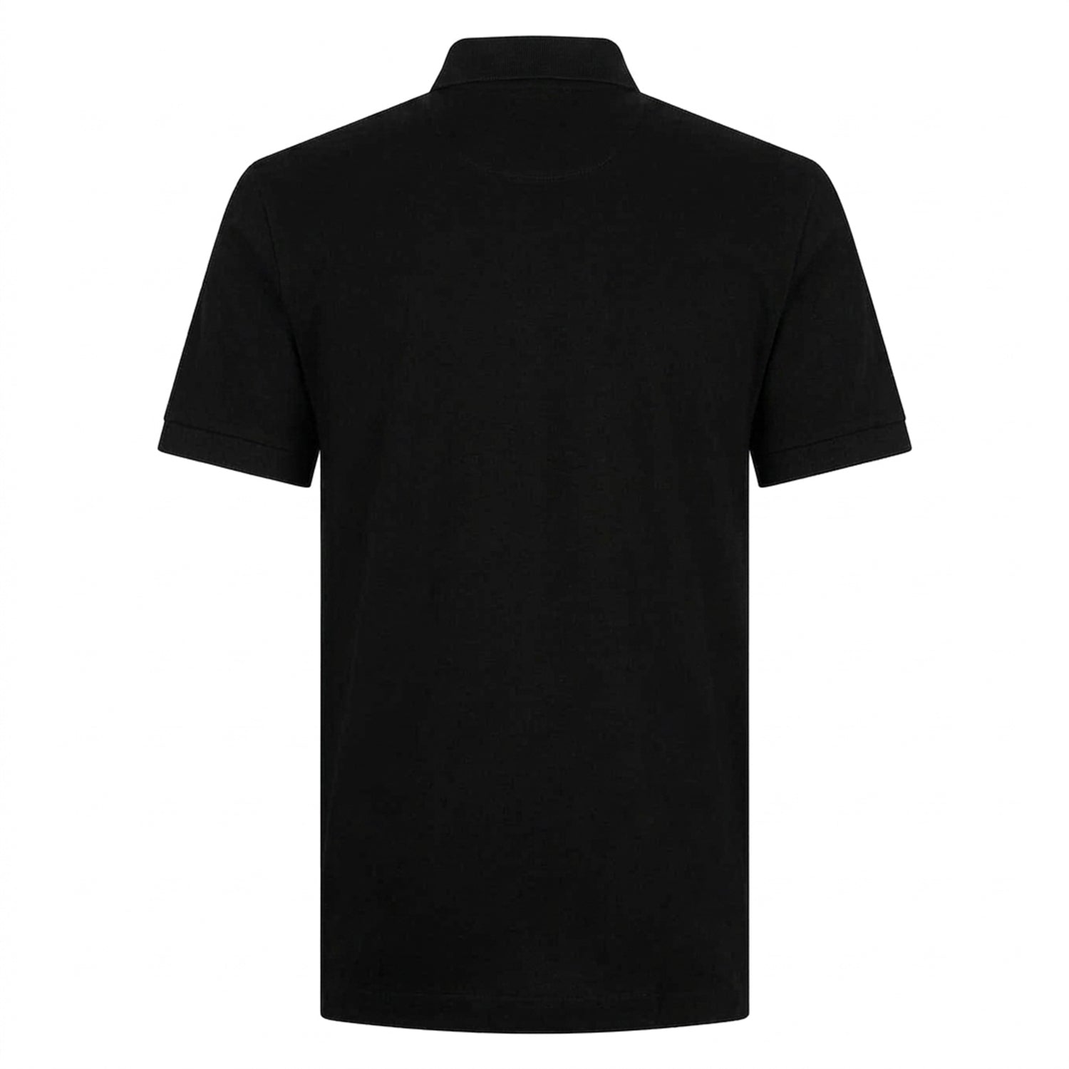 Black - Back - Boss Mens Plain Polo Shirt