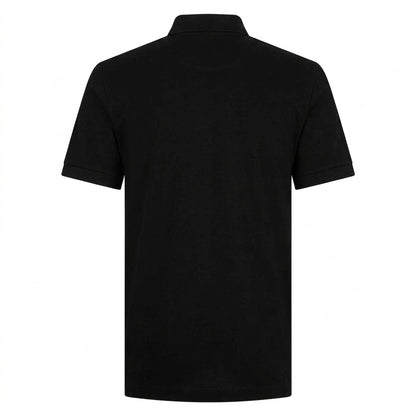 Black - Back - Boss Mens Plain Polo Shirt