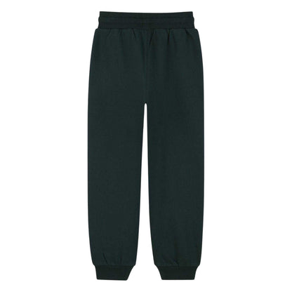 Dark Green - Back - Timberland Childrens-Kids Logo Regular Joggers