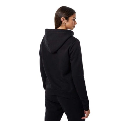 Black - Back - Jack Wills Womens-Ladies Hunston Logo Full Zip Hoodie
