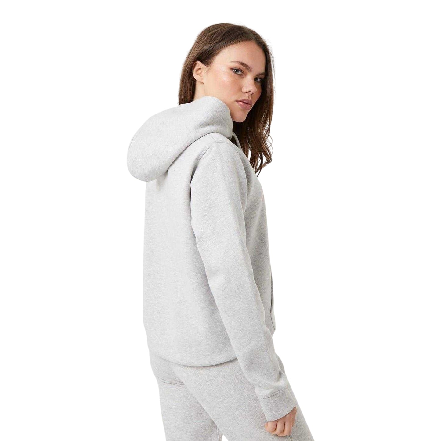 Grey Marl - Back - Jack Wills Womens-Ladies Hunston Logo Full Zip Hoodie