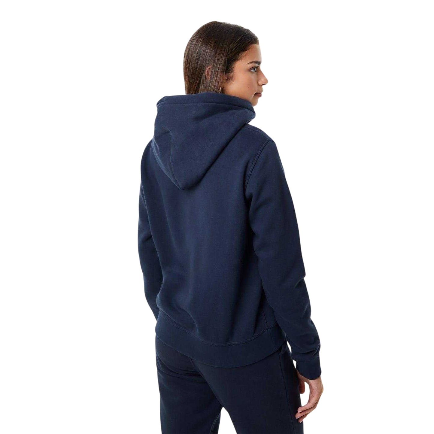 Navy - Back - Jack Wills Womens-Ladies Hunston Logo Full Zip Hoodie
