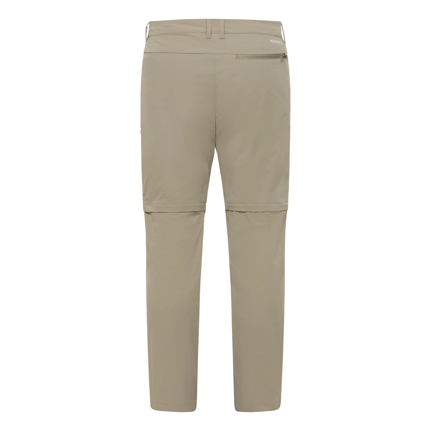 Stone - Back - Jack Wolfskin Unisex Adult Pico Trail Convertible Cargo Trousers