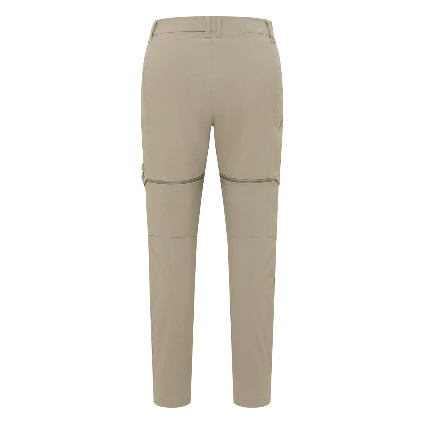 Stone - Back - Jack Wolfskin Womens-Ladies Hikeout Zip-Off Hiking Trousers